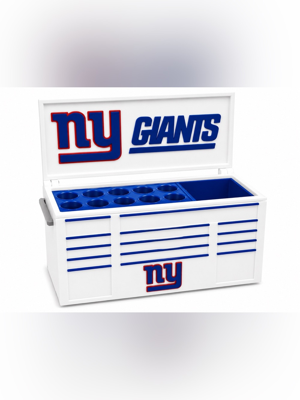 NY Giants Mini Toolbox Pen And Trinket Holder Desk Top Organizer